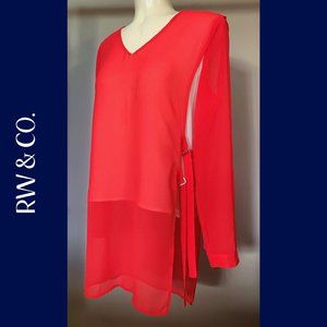 RW&CO. Unique Tunic Blouse szM